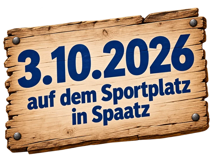 3.10.2026 auf dem Sportplatz in Spaatz